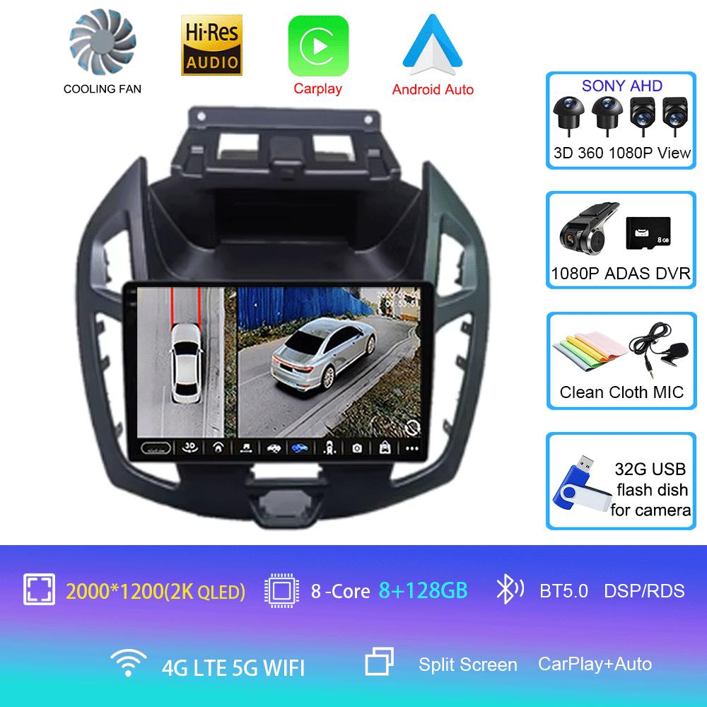 Для FORD TRANSIT Connect 2014-2019 Автомобильная стереосистема 9 дюймов Радио Android 14 Аудио CarPlay WITSON Multimídia Automotivo GPS WIFI BT DSP