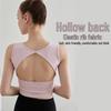 Летний спортивный бюстгальтер с двойными бретелями и защитой от ударов - Йога-топ с защитой от провисания для бега и фитнеса