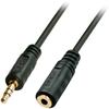 Rallonge Audio - Lindy - 10 M - Jack 3,5 Mm - PVC - Prises Plaquées or