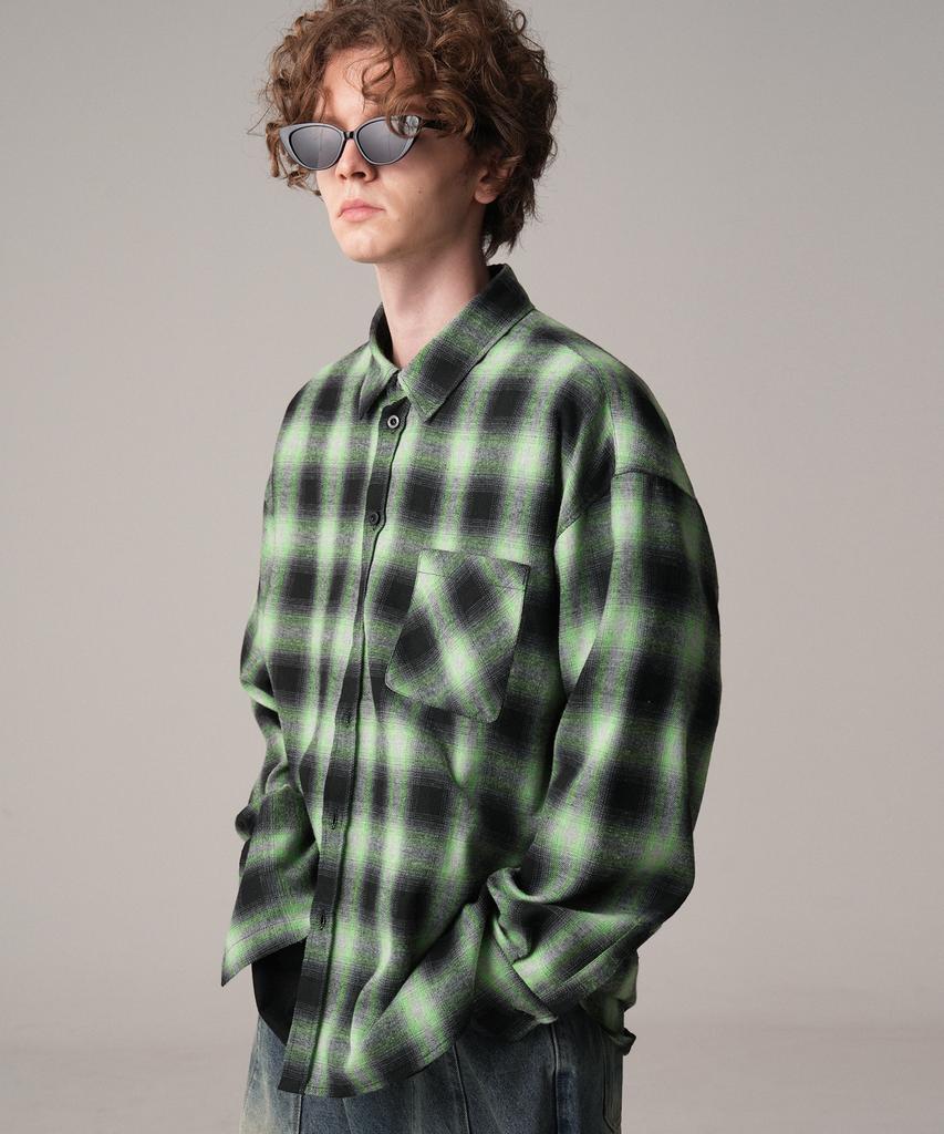 ZENDUST Michelle Check Shirt Black