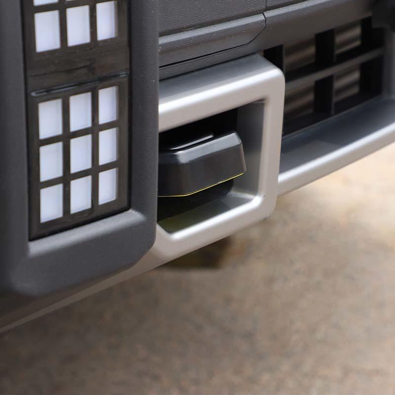 Накладка-декорация на передний бампер автомобиля, крюк для буксировки, для Jetour Traveler 2023+ / Jetour Shanhai T2 2024+, внешние аксессуары, АБС-пластик