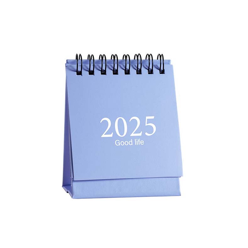 Mini Desk Calendar for 2025, Mini Calendar From July 2024 To December 2025, Solid Color Small Desktop Calendar with Stickers School Mini Calendar