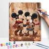 Disney Набор для масляной живописи Холст Осень Микки Сделай сам Домашний декор Подарок