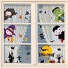 Autocollants Halloween - AIMOONSA - Citrouille, Chat, Chauve-souris - Multicolore - 21 X 29,5 Cm - Réutilisables Statiques