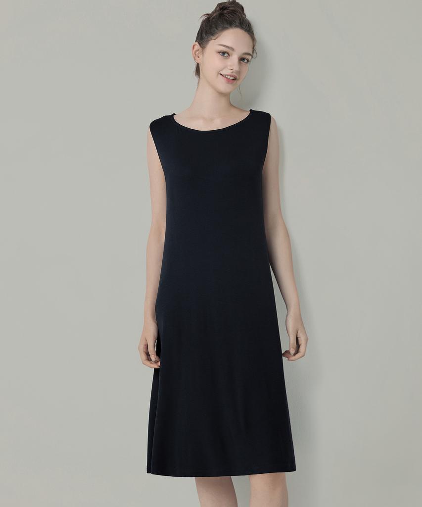 BYC Silky Boat Neck Dress