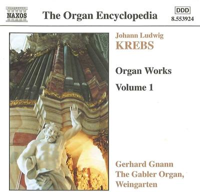 CD КРЕБС, Й.Л.. - Органные произведения-Том. 1 8553924 Naxos 2000 Не из Японии ОбиКлассика Б/У