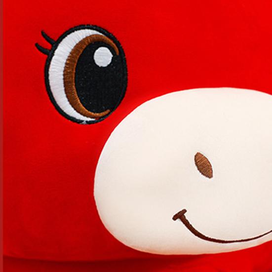 Year of The Horse Plush Toy 2026 Traditional Chinese Lucky Pony with Success Bag PP Cotton Stuffed Animal for Home Car Festive Decor