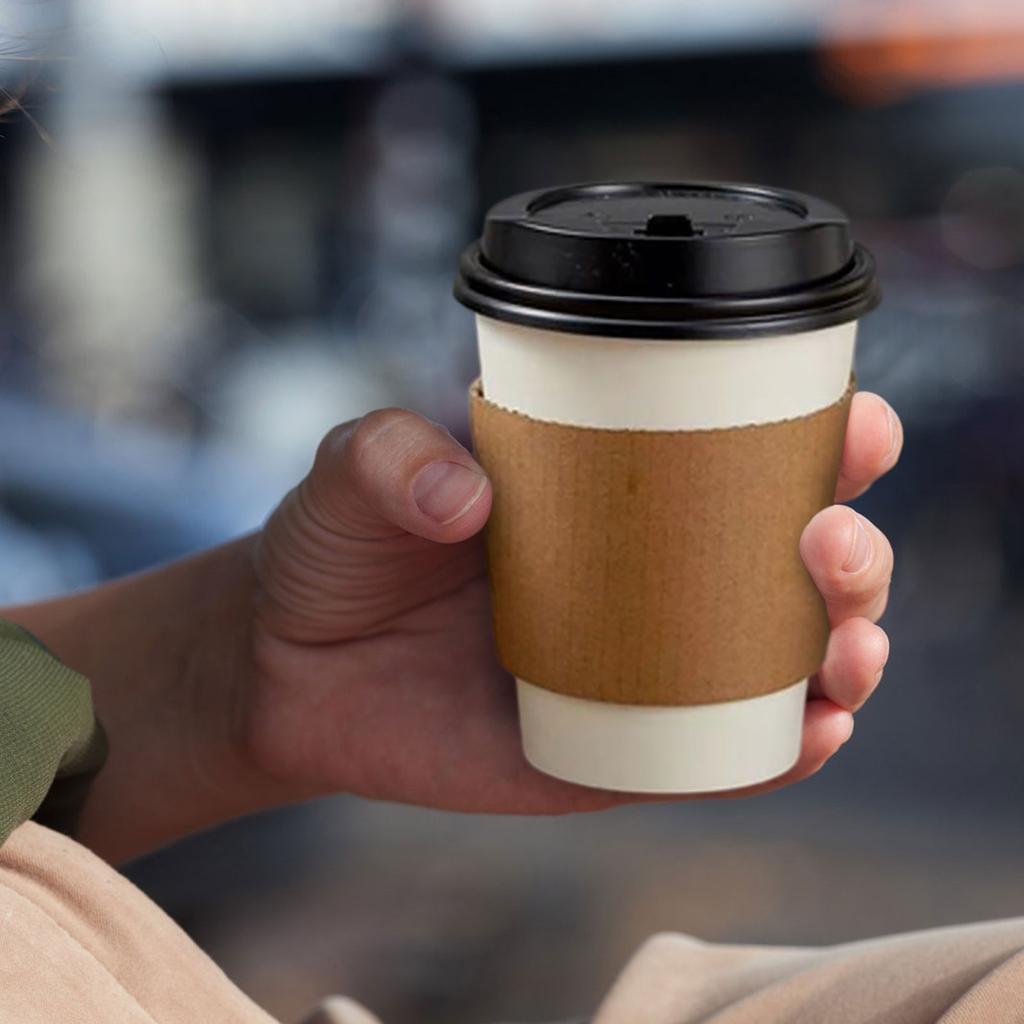 Бумажный стаканчик, Одноразовый стаканчик, Стаканчик для воды, С крышкой и крышкой, Подходит для пикников, барбекю, путешествий и мероприятий