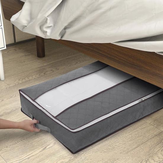 Большие сумки для хранения Контейнеры для хранения одежды с крышками Складные органайзеры для шкафа Контейнеры для хранения одеял с ручками для одежды Одеял Постельного белья