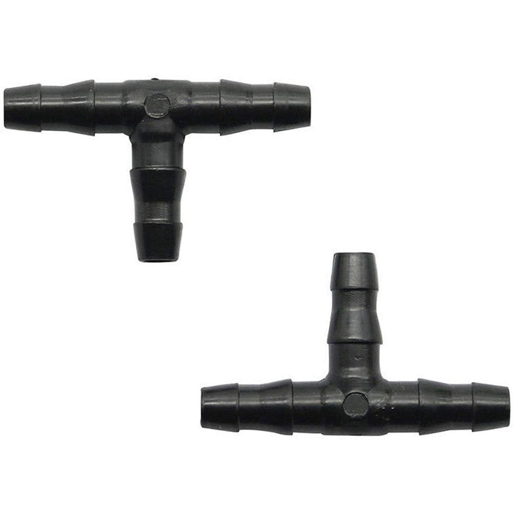 30 шт. 1/4" универсальные тройники с зазубринами, зазубренные соединители для капельного орошения для 4/7-миллиметровой водопроводной трубы, система капельного орошения