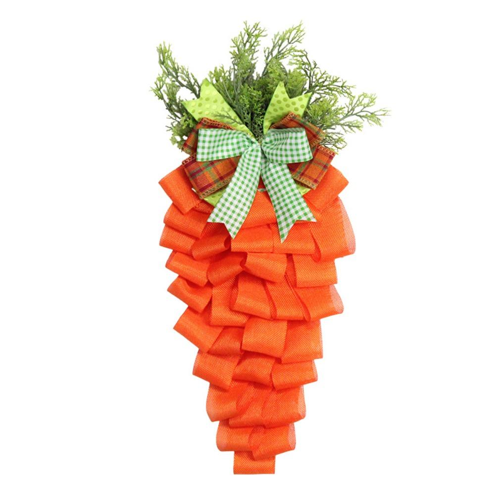 Cute Spring Carrot Door Hanging Handmade Front Door Hanging Garlands Kids Gifts