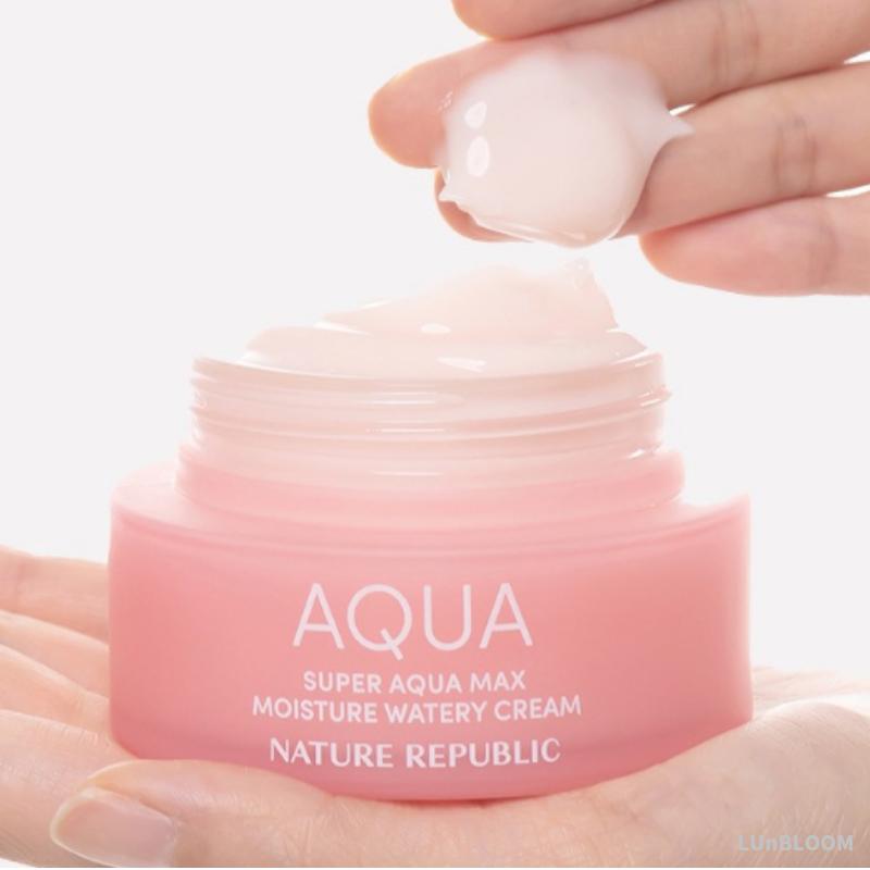 Nature Republic Супер Аква Макс Увлажняющий крем 80 мл (+Бесплатный подарок)