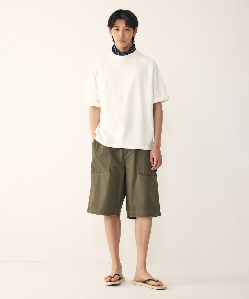 STUDIO TOMBOY [Men] Raglan Oversized Short Sleeve T-Shirt_Off-White 9156222313