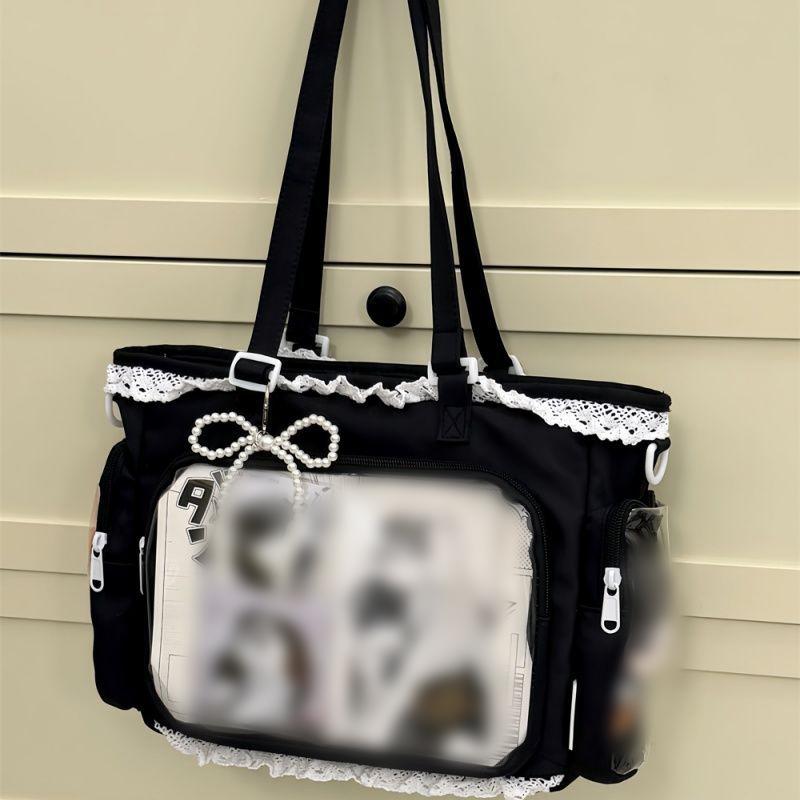 Сумка для хранения Baji в японском стиле, сумка Ita Bag большой вместимости, милая сумка-тоут Y2k, прозрачный набор для демонстрации периферийных устройств в стиле аниме и айдолов.