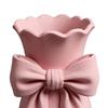 Twisted Design Flower Arrangement Container Tabletop Flower Pot  Office Tabletop Ornaments