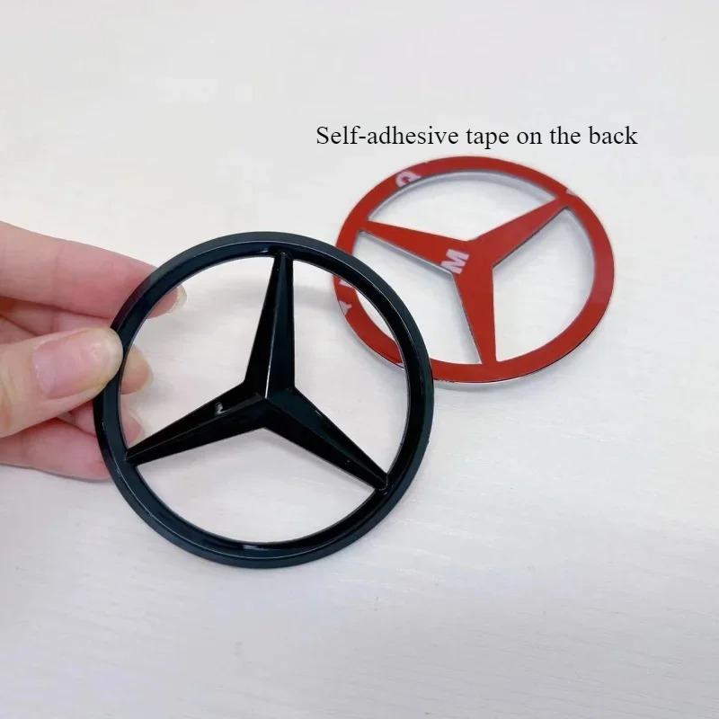 70mm automobile engine logo metal hood badge for Mercedes-Benz W220W221W117W166W176W177W204W212W213GLE CLA GLC GLML AW1