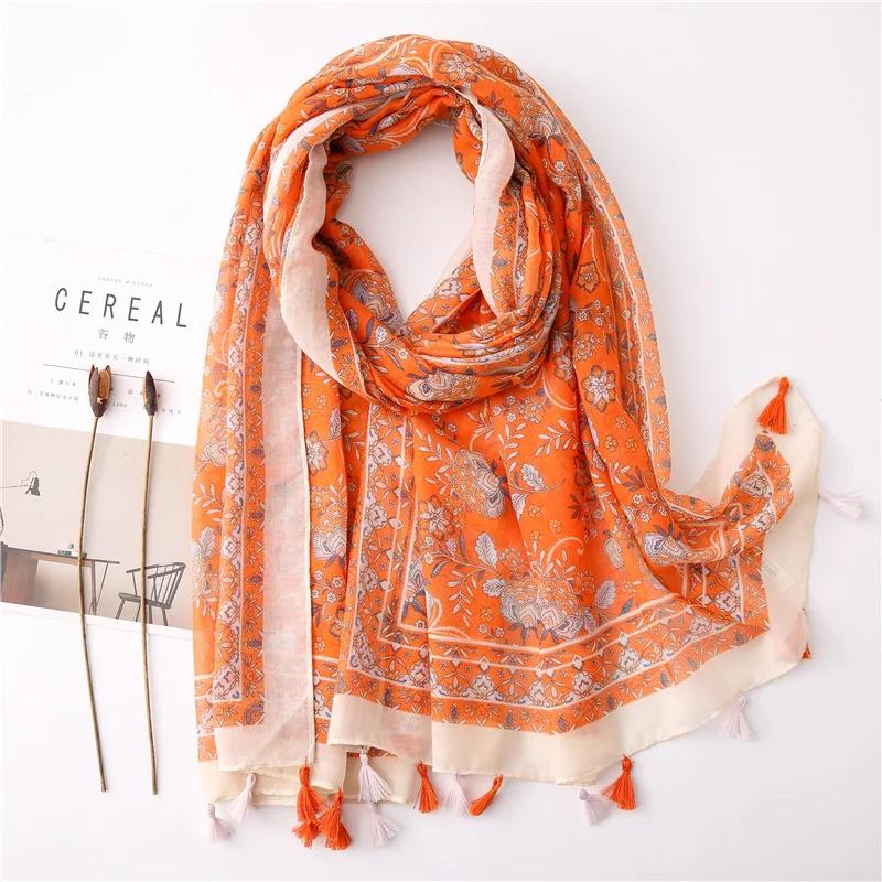 180*85cm Large Silk Satin Scarf Hijab Women Print Spring New Shawl Wrap Female Hand Foulard Pashmina Travel Echarpe NEW