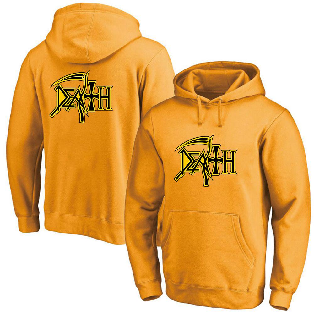 Death Rock Band Heavy Metal Printed New Men's Fashion Hoodies Comfortable Sweatshirts Harajuku Zipper Jackets Solid Color Coat