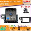 9,7-дюймовый вертикальный экран Tesla Android для Honda JAZZ FIT LHD 2013-2020 мультимедийный плеер радио Carplay GPS навигация