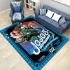 3D Классическое Аниме J-JoJo's Bizarre Adventure Игровой Ковер Кофейный Столик Гостиная Спальня Декор Противоскользящий Ковер Подарок