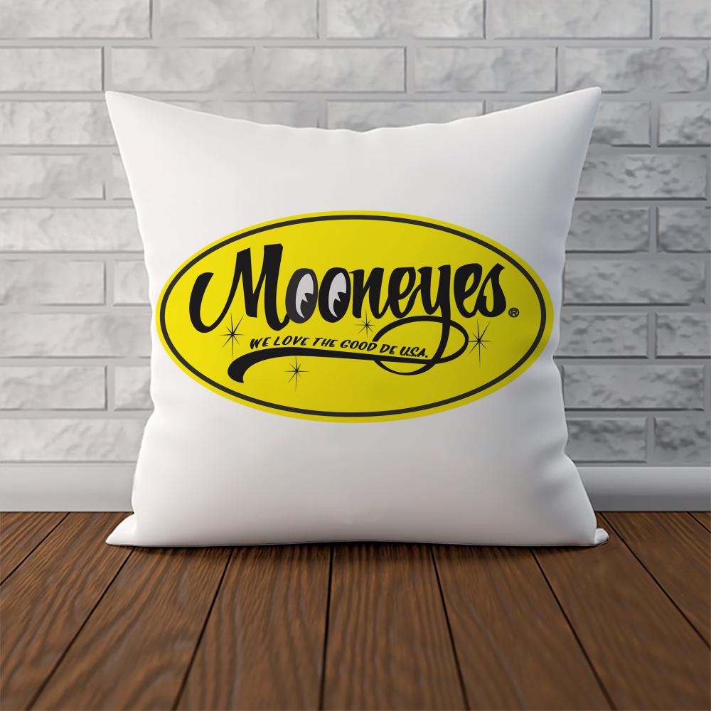 Mooneyes Pillow Case For Car Sofa Decorative Home Doublesided Print Plush Square Throw Pillow Cushion Cover