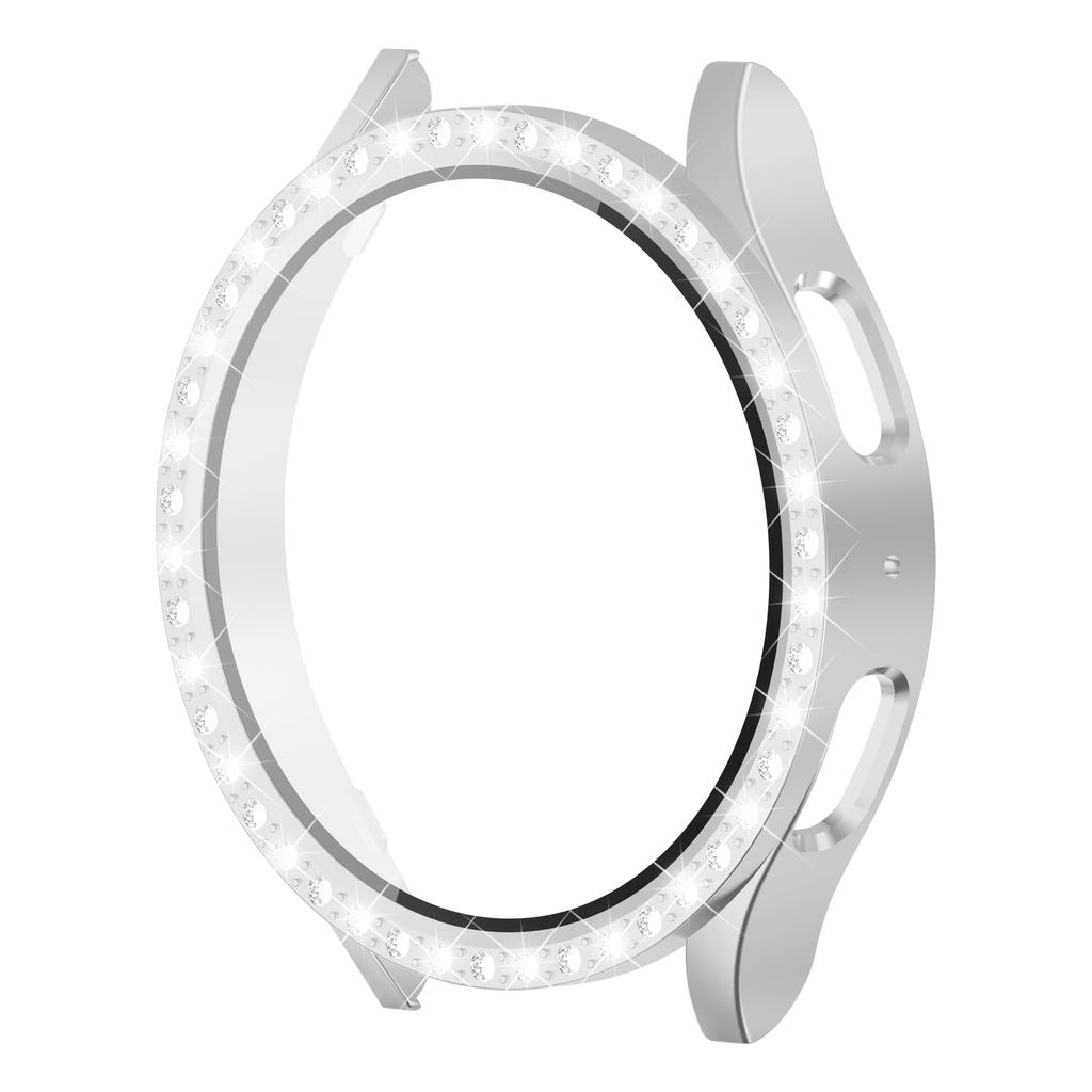 Чехол Glass+Diamond для Samsung Galaxy Watch 7 44 мм 40 мм, аксессуары, защитный жесткий защитный чехол для ПК, защитный бампер для Galaxy Watch 7 40 мм