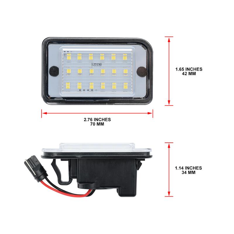 For Suzuki Swift Sport 2010-2017 For Ciaz Alivio Keietsu 2014-2016 Error Free White Led License Plate Lights Parking Tag Lamps