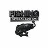 Premium Metal Car Fishing Edition Sticker Waterproof Aluminum Auto Decal Sticker  Fishing Themed