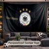 Germany national football team Personalized Tapestry Support Custom Name, Wall Art Home Decoration