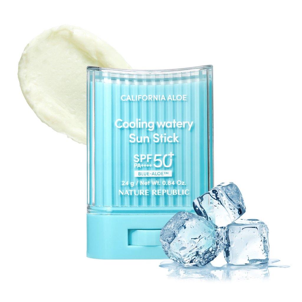 Nature Republic Охлаждающий солнцезащитный крем California Aloe Watery SPF 50+ PA++++ 24 г