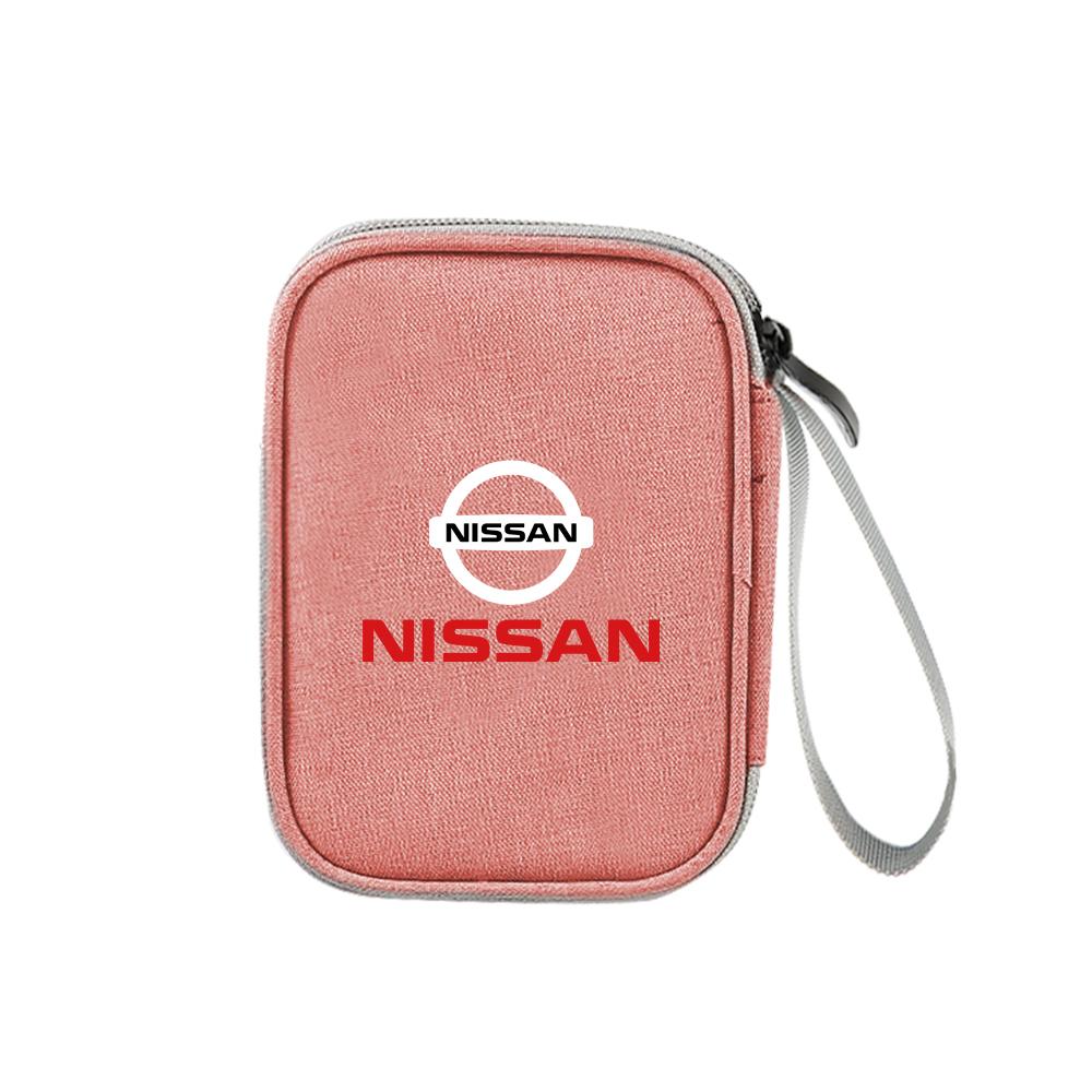 CGCBZC1 Car Storage Pocket Multi-use Organizer Box Phone Key Stowing Tidying Bags For Nissan Nismo Almera Tiida Sunny QASHQAI Skyline