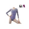 ProDance Solid Lace Long Sleeve Ballet Leotard Size M Women's (PLL011BA, (160), Lavender)