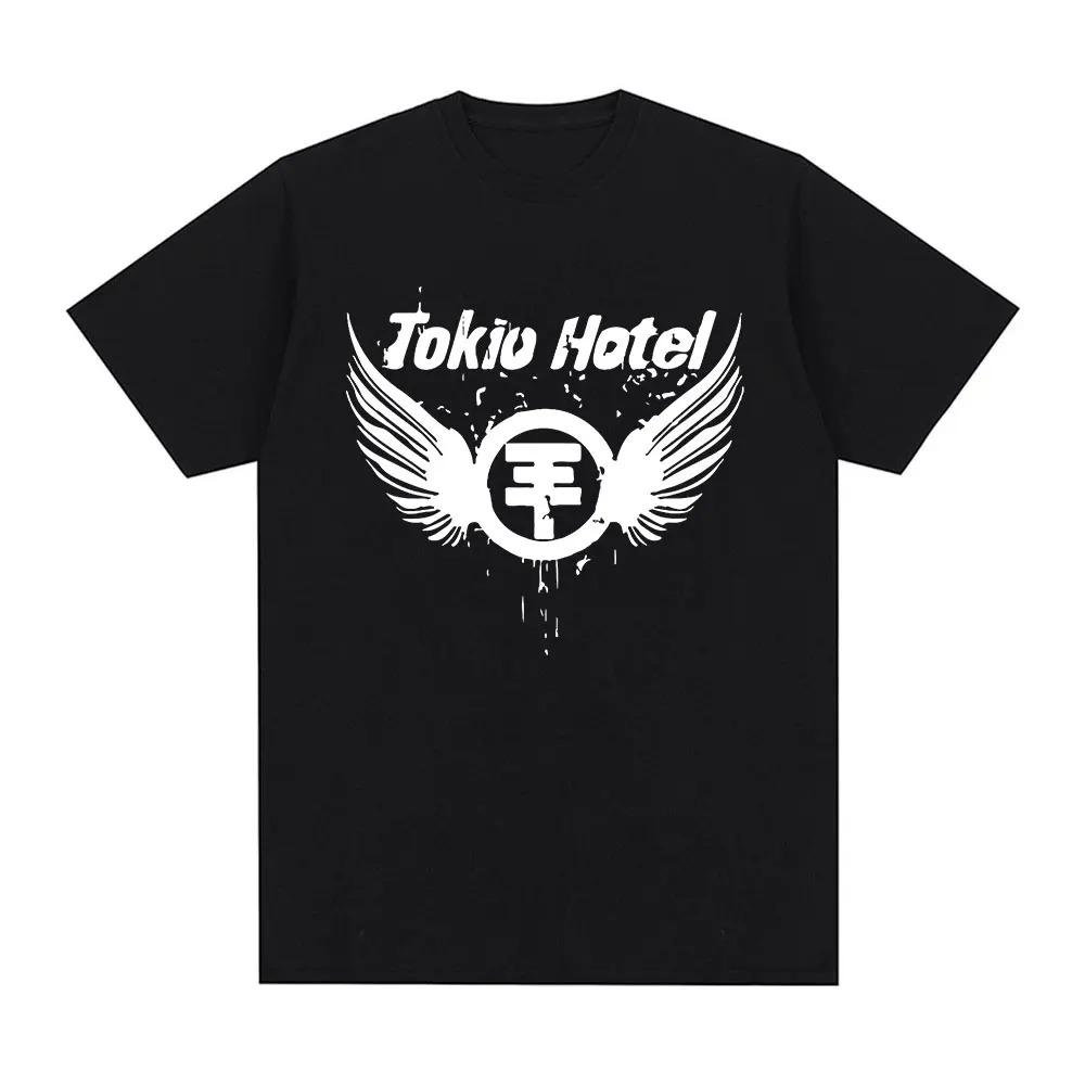 Немецкая рок-группа Tokio Hotel I Love Tom Kaulitz футболка Мужская Женская Винтаж Панк Готика Футболки с коротким рукавом