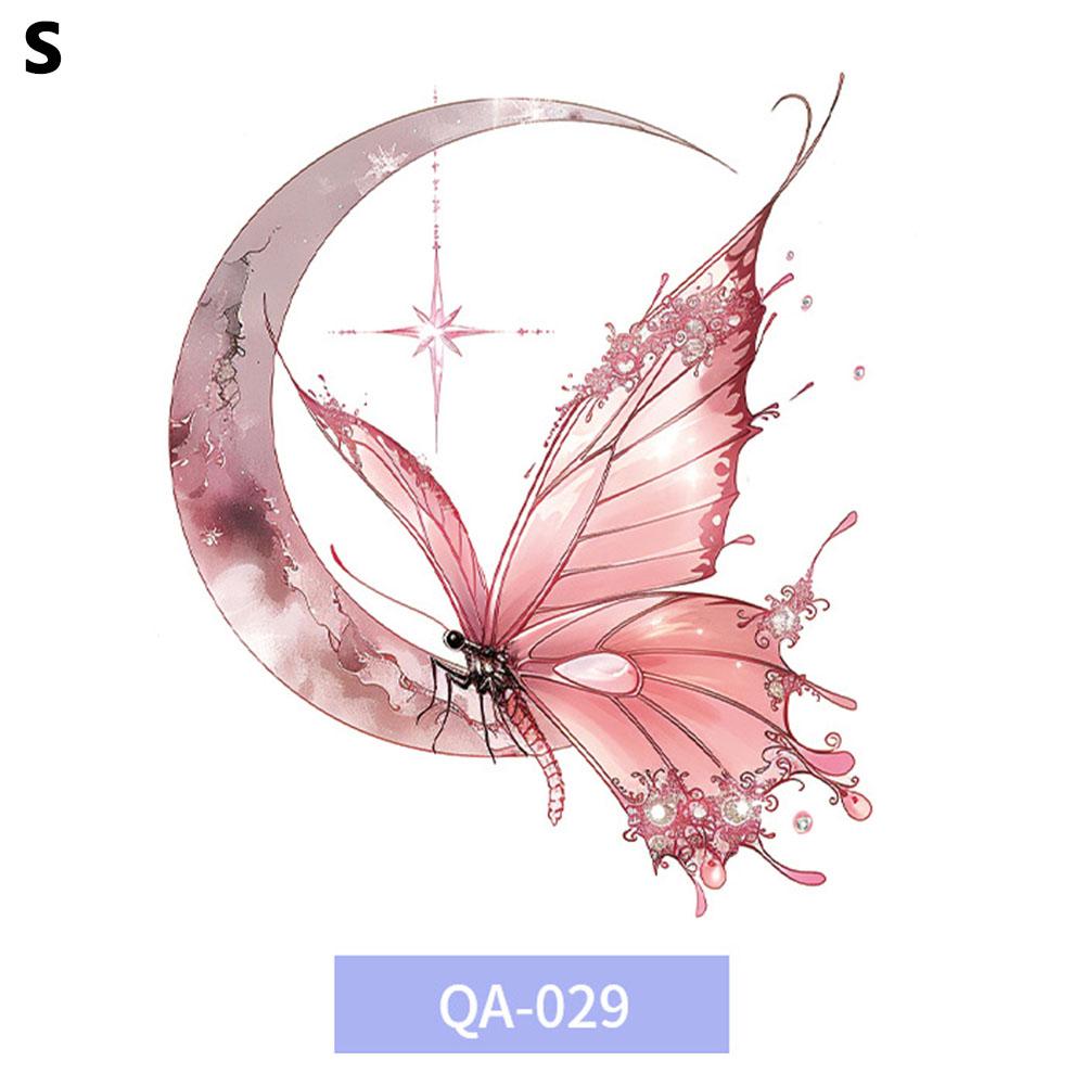 Красочные наклейки-тату с бабочками, водостойкие, долговечные, милые, японские, дофаминовые, смываемые татуировки G1S6