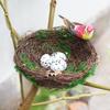 Handmade Rattan Bird Nest Ornament: Photography Prop & Outdoor Decor for Kindergartens