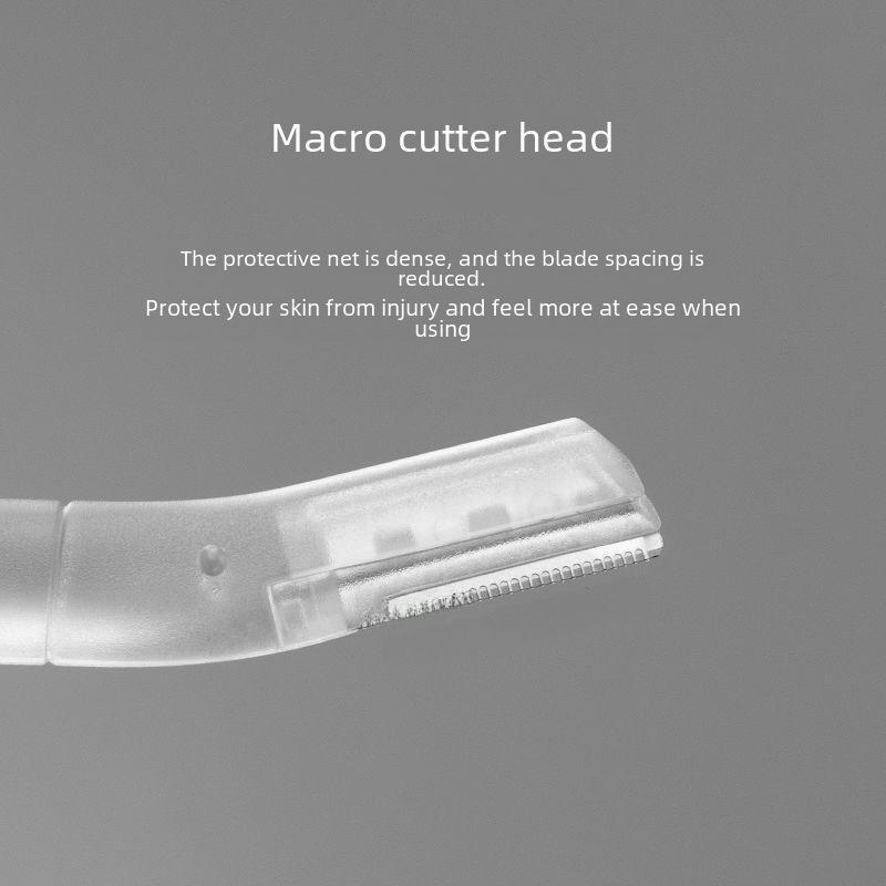 Набор триммеров для бровей из нержавеющей стали с макролезвиями — идеальный вариант для новичков и любителей косметических инструментов.