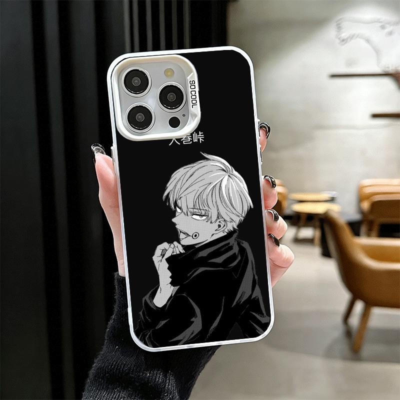Аниме Инумаки Тоге JUJUSU Мягкий чехол для телефона для iPhone 15 16 17 Pro Max 17Air 16E 14 Plus 13 12 Mini Ударопрочный чехол Задняя крышка