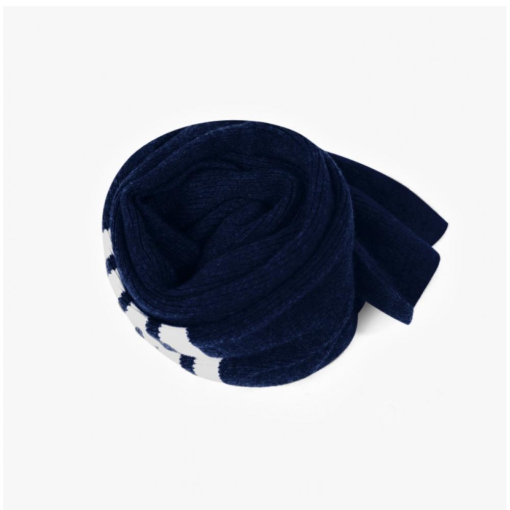 Tom Brown Mks026a 00011 415 4 Bar Stripe Three Line Tab Cashmere Muffler