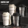 Premium 316 Stainless Steel Insulated Cup with Carrying Rope and Dual-Lid for Coffee and Water