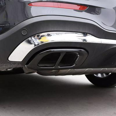 Для Mercedes Benz GLE350 GLE450 GLC GLS W167 X253 X167 Автомобильный глушитель Выхлопная труба Задняя крышка Отделка ABS Глянцевый черный 2 шт.