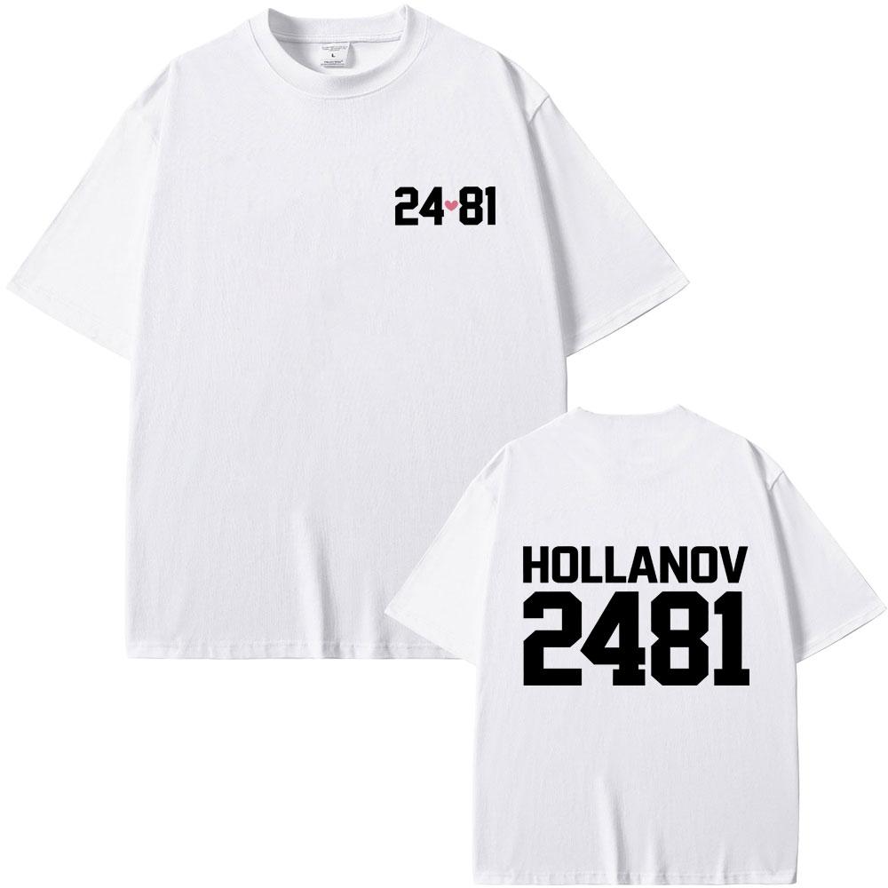 Heated Rivalry Shane Hollander Ilya Rozanov Hollanov 2481 Graphic Tshirt Men Women Clothing Casual Tshirt Male Vintage Tees