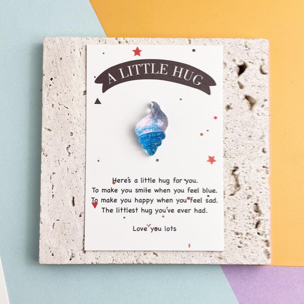 DIY Ocean Wind Animal Series Симпатичные сверкающие крабы для украшения аквариума с градиентом Карманные объятия Благословенная открытка 1 шт.