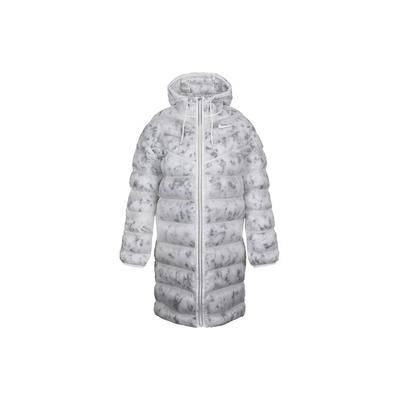 Спортивная куртка с капюшоном и синтетическим наполнителем, женская, горно-белая CZ1910-121
