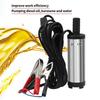 Portable 12V Fuel Water Oil Transfer Pump with Switch Stainless Steel Electric Submersible Oil Pump For Pumping Diesel Oil Water