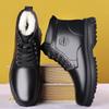Martin Boots Men's 2025 New Autumn and Winter High-top Casual Leather Shoes Men's Trend Versatile Handsome Tooling Boots