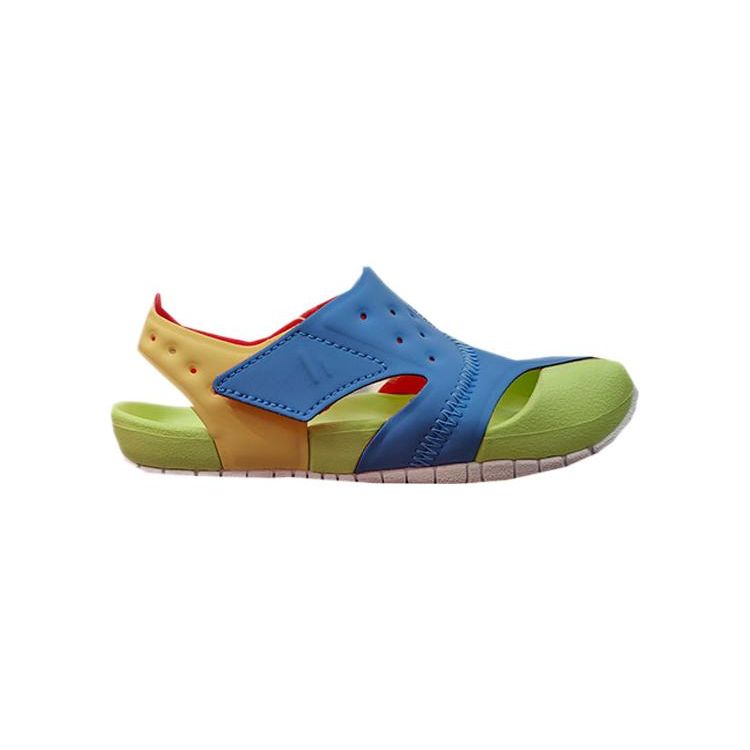 Air Jordan Flare TD Синий Зеленый Желтый CI7850-400