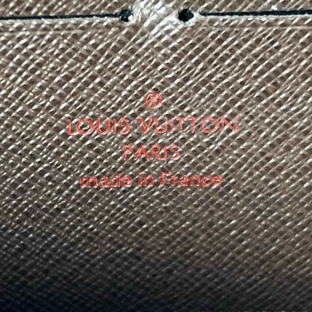 LOUIS VUITTON Zippy wallet Purse Brown Women used