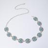 High-End Bohemian Turquoise Waist Chain for Women - Retro Style