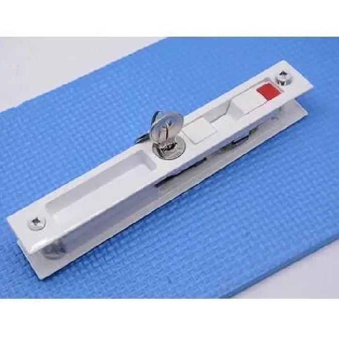 Glass Sliding Door Locks Aluminum Alloy Invisible Lock Patio Kitchen Living Room Bathroom Double Hook Lock Furniture Hardware