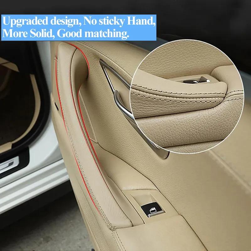 For BMW 5 Series F10 F11 F18 520i 523i 525i 51417225852 Car Passenger Interior Door Leather Pull Handle Assembly Replacement